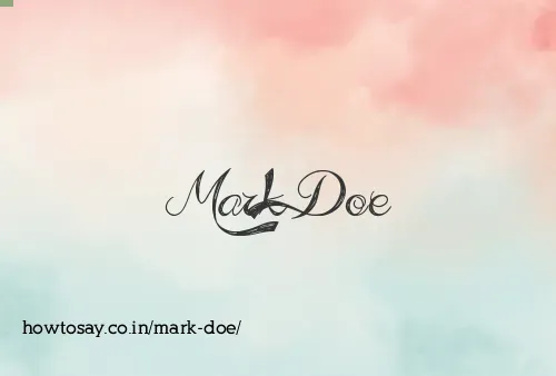 Mark Doe
