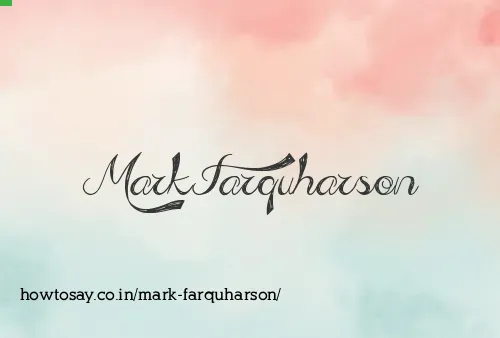 Mark Farquharson