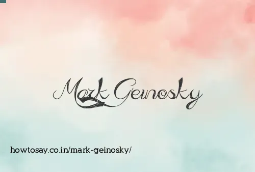 Mark Geinosky