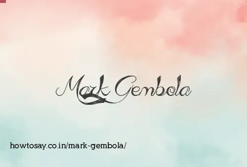 Mark Gembola