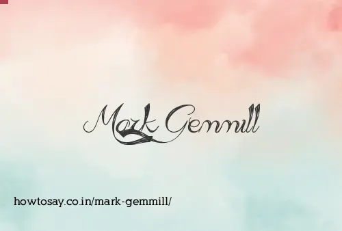 Mark Gemmill