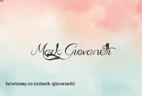 Mark Giovanetti