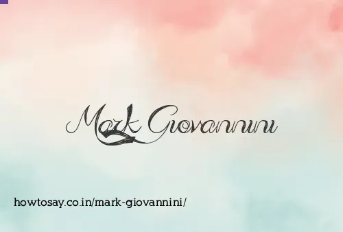 Mark Giovannini