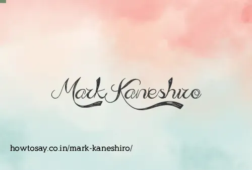 Mark Kaneshiro