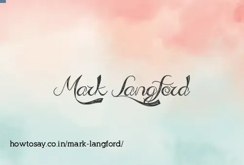 Mark Langford
