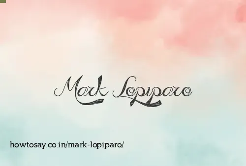 Mark Lopiparo