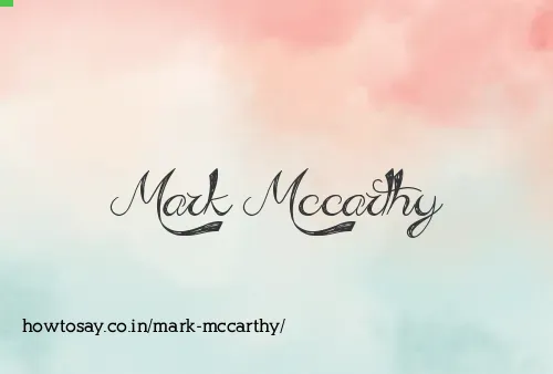 Mark Mccarthy