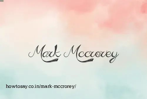 Mark Mccrorey