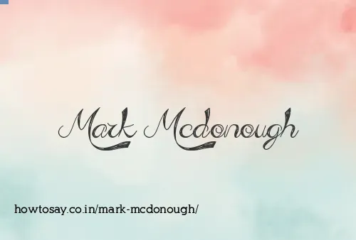 Mark Mcdonough