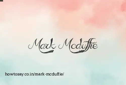 Mark Mcduffie