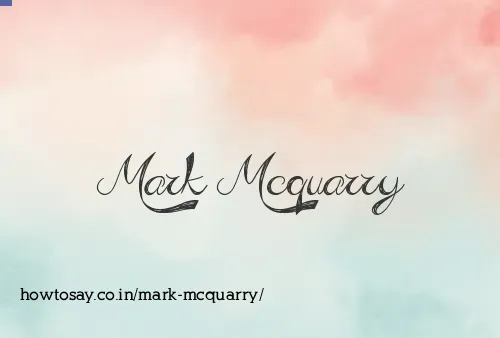 Mark Mcquarry