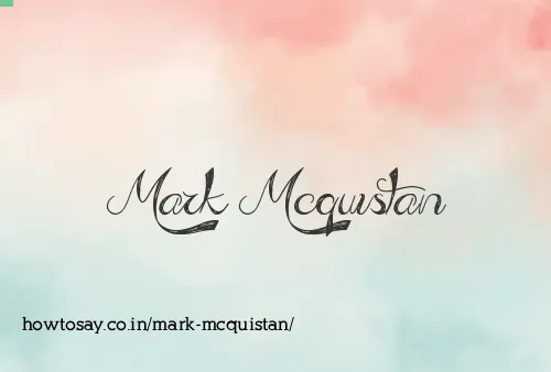 Mark Mcquistan