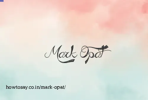 Mark Opat