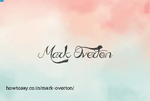 Mark Overton