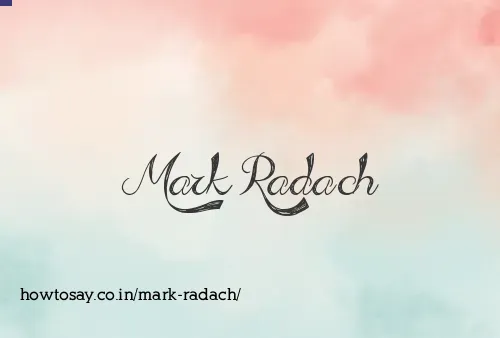 Mark Radach