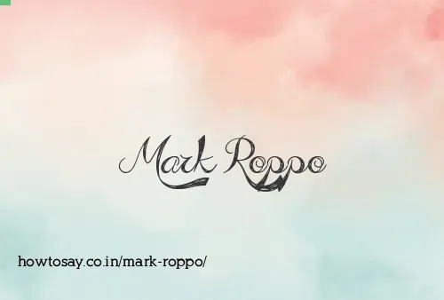 Mark Roppo