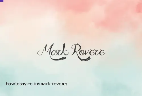 Mark Rovere