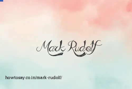 Mark Rudolf