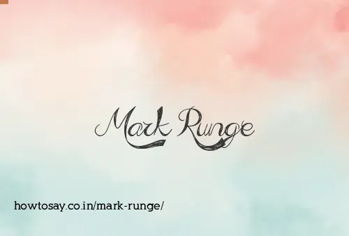 Mark Runge