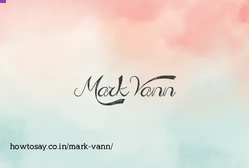 Mark Vann