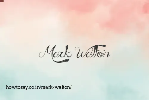 Mark Walton