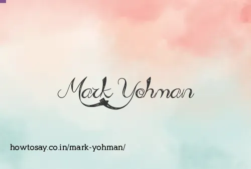 Mark Yohman