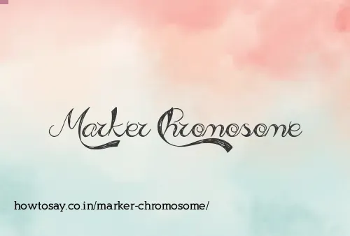 Marker Chromosome