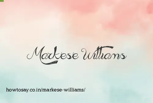 Markese Williams