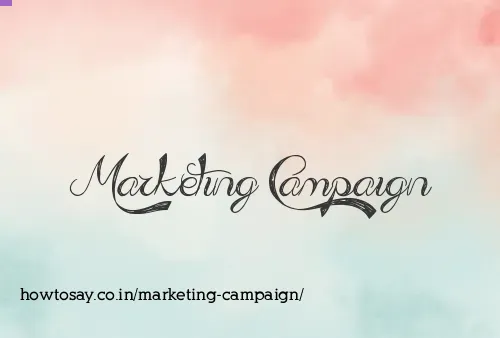 Marketing Campaign