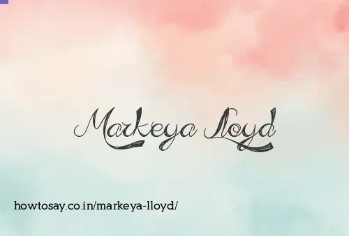 Markeya Lloyd