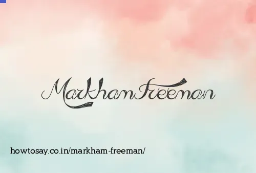 Markham Freeman