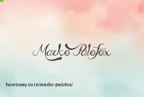 Marko Palofox