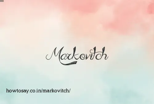 Markovitch