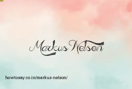 Markus Nelson