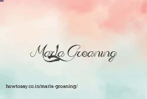 Marla Groaning