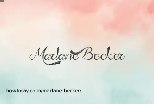Marlane Becker