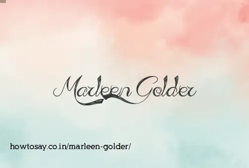 Marleen Golder