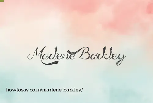 Marlene Barkley