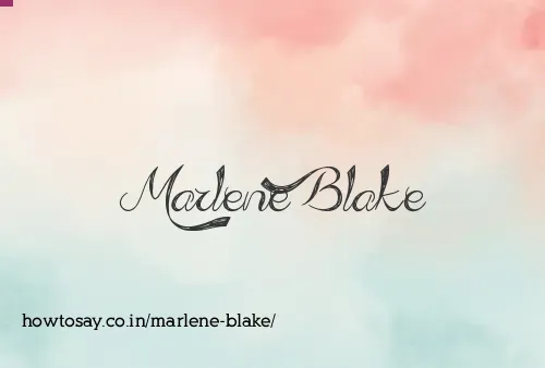 Marlene Blake