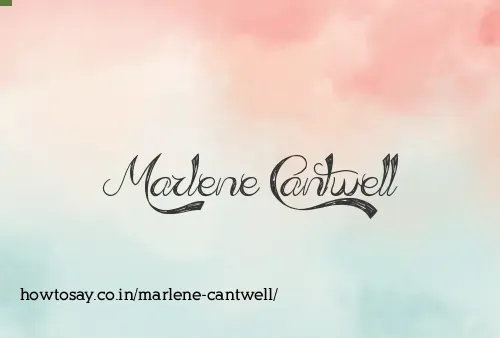 Marlene Cantwell