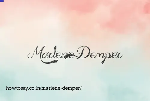 Marlene Demper