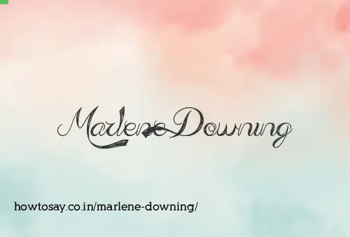 Marlene Downing