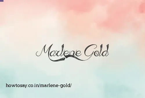 Marlene Gold