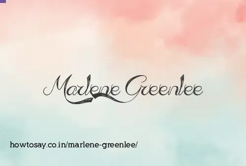 Marlene Greenlee