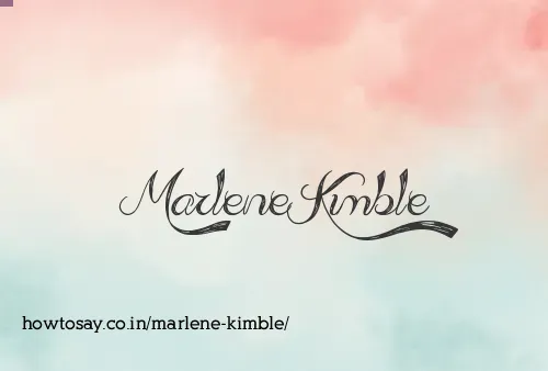 Marlene Kimble