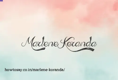 Marlene Koranda