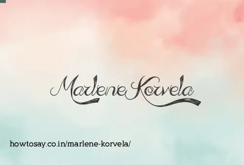 Marlene Korvela