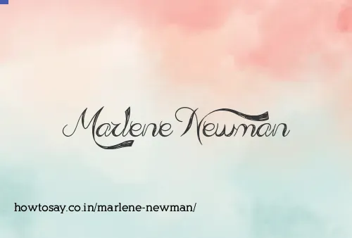 Marlene Newman