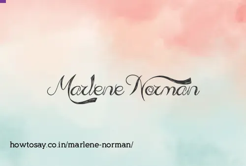 Marlene Norman