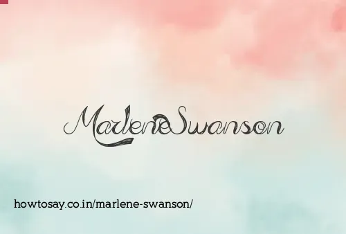 Marlene Swanson